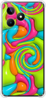 Силикон с усиленными углами чехол Y2K Jelly Dream для Realme Note 50 - 6780sp-3752 изображение 