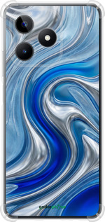 Силикон с усиленными углами чехол Liquid Chrome для Realme Note 50 - 6781sp-3752 изображение 