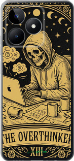 Силіконовий чохол 'The Overthinker' для Realme Note 50 зображення 1