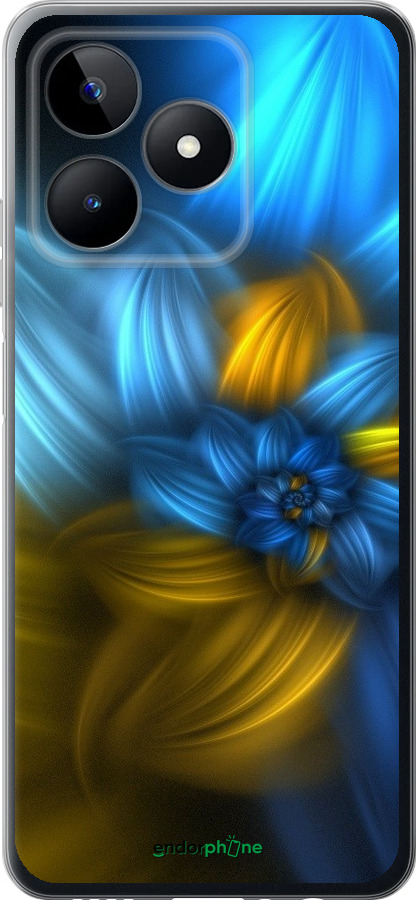 

Силіконовий чохол "Візерунок 46" для Realme C53, Синій
