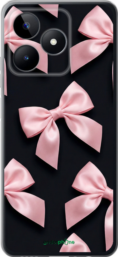 Силіконовий чехол Coquette Ribbons Dark Coquette для Realme Narzo N53 - 6767u-4042 изображение 