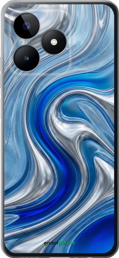 Силіконовий чехол Liquid Chrome для Realme C53 - 6781u-3128 изображение 