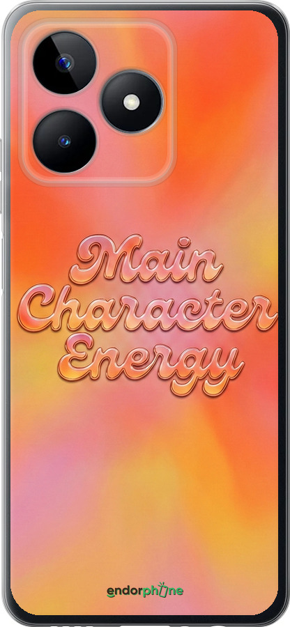 Силиконовый чехол Aura Gradient Main Character Energy Aesthetic Y2K для Realme C53 - 6783u-3128 изображение 