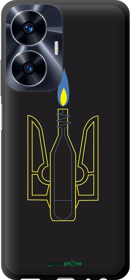 TPU чехол Коктейль Молотова для Realme C55 - 1044b-2992 изображение 