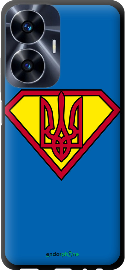 TPU чехол Супер Тризуб для Realme C55 - 1164b-2992 изображение 