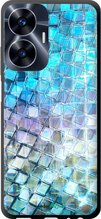 TPU чехол Луска, яка переливається для Realme C55 - 227b-2992 изображение 
