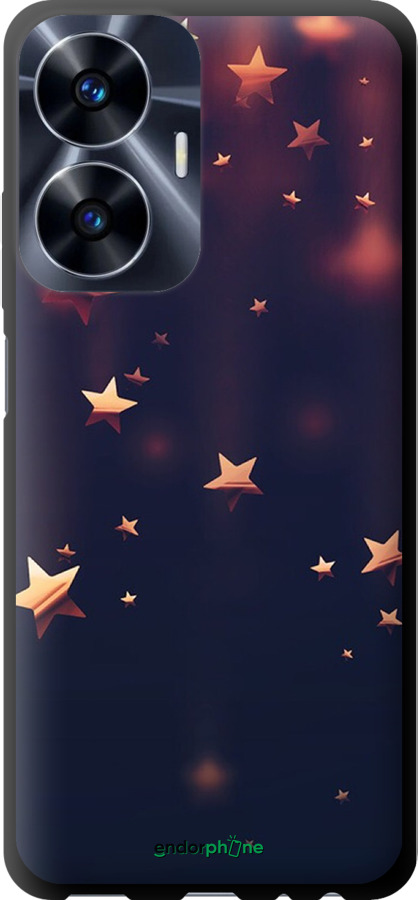 TPU чехол Падаючі зірки для Realme C55 - 3974b-2992 изображение 