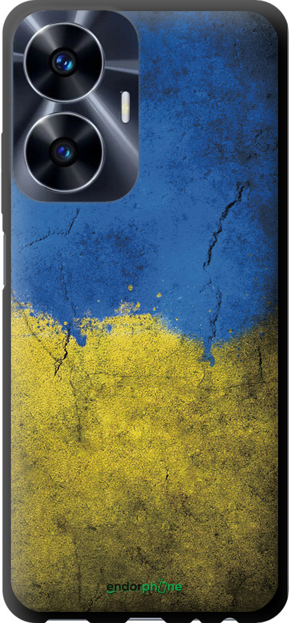TPU чехол Флаг Украины 2 для Realme C55 - 401b-2992 изображение 