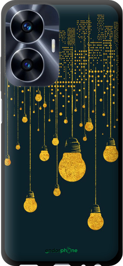 TPU чехол Ілюстрація нічного міста для Realme C55 - 4162b-2992 изображение 