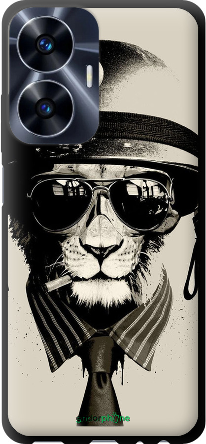 TPU чехол tattoo soldier для Realme C55 - 4165b-2992 изображение 