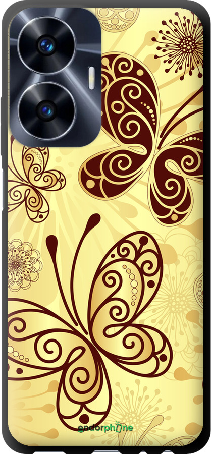 TPU чехол Красиві метелики для Realme C55 - 4170b-2992 изображение 
