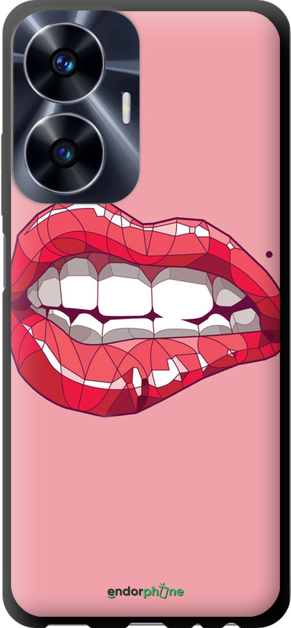 TPU чехол Sexy lips для Realme C55 - 4174b-2992 изображение 