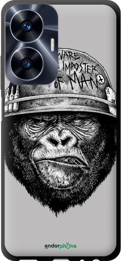 TPU чехол military monkey для Realme C55 - 4177b-2992 изображение 