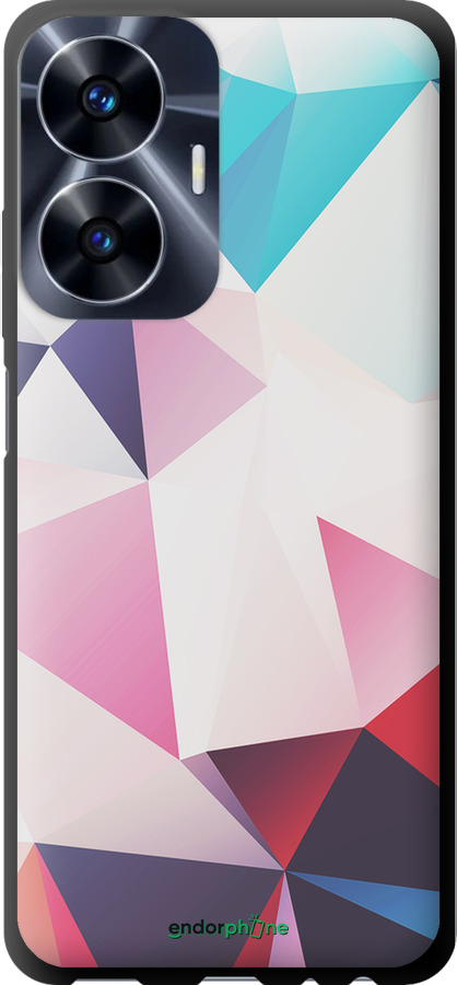 TPU чехол Геометрия 3 для Realme C55 - 4415b-2992 изображение 