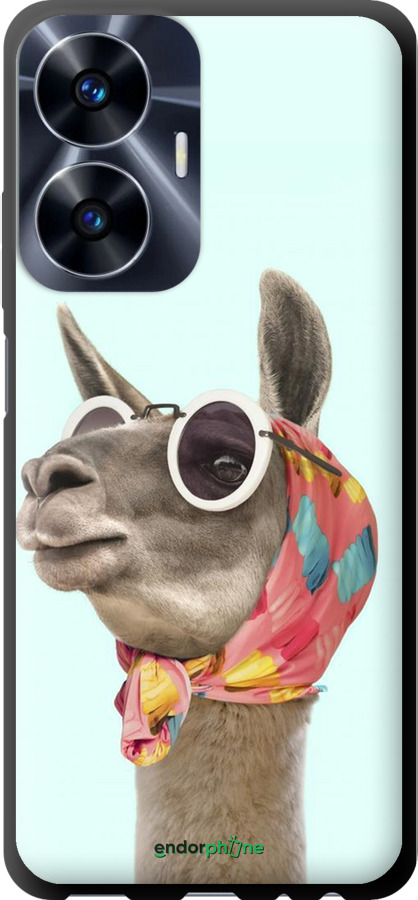 TPU чехол Модна лама для Realme C55 - 4479b-2992 изображение 