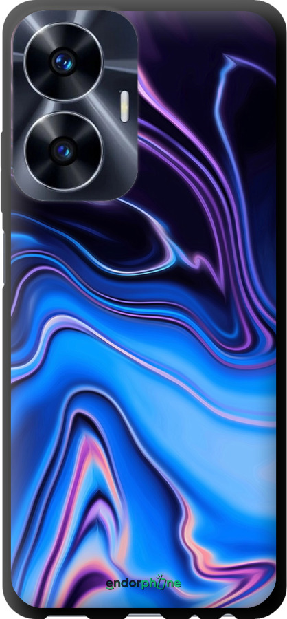 TPU чехол Узор воды для Realme C55 - 4491b-2992 изображение 