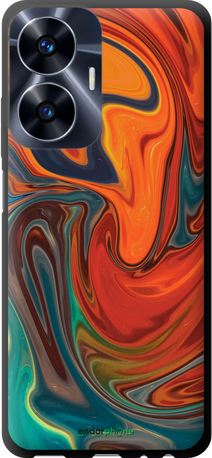 TPU чехол Абстрактний фон для Realme C55 - 4547b-2992 изображение 