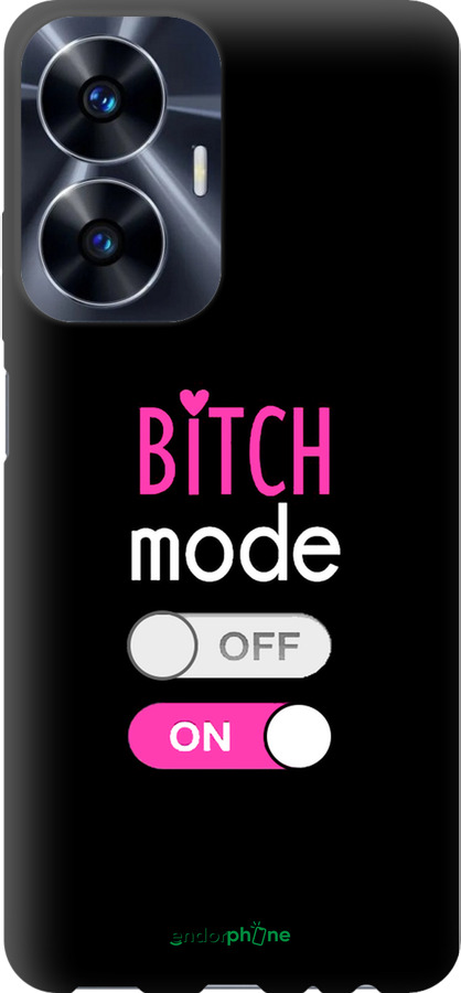 TPU чехол Bitch mode для Realme C55 - 4548b-2992 изображение 