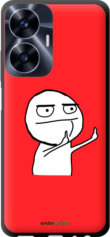 TPU чехол Мем для Realme C55 - 4578b-2992 изображение 