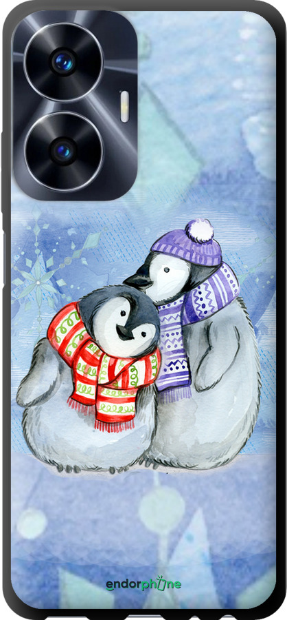 TPU чехол Новогодний 5 для Realme C55 - 4618b-2992 изображение 