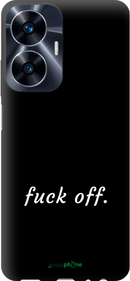 TPU чехол Fuck off для Realme C55 - 4731b-2992 изображение 
