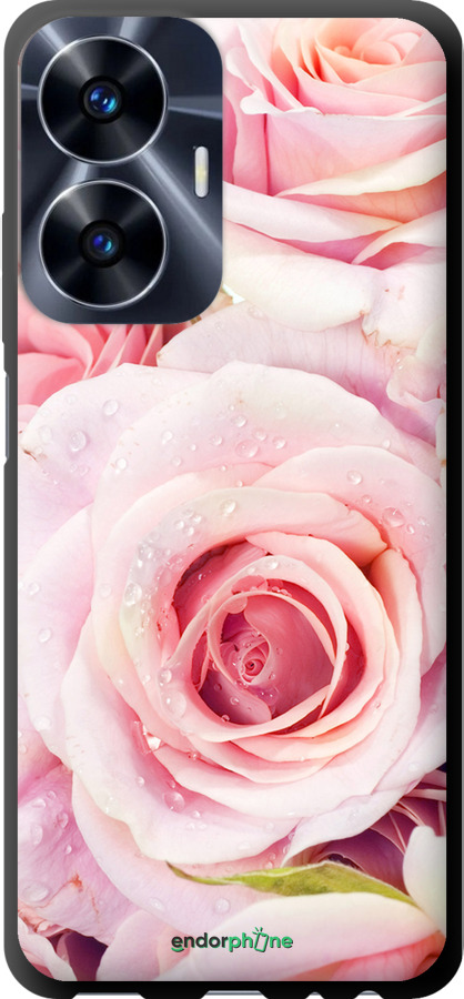 TPU чехол Розы для Realme C55 - 525b-2992 изображение 