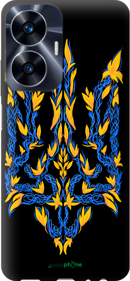 TPU чехол Герб України v3  для Realme C55 - 5313b-2992 изображение 
