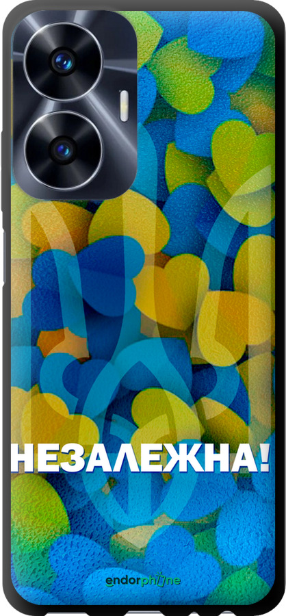 TPU чехол Незалежна для Realme C55 - 5447b-2992 изображение 