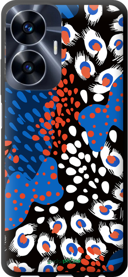 TPU чехол Абстрактный фон v2 для Realme C55 - 5503b-2992 изображение 