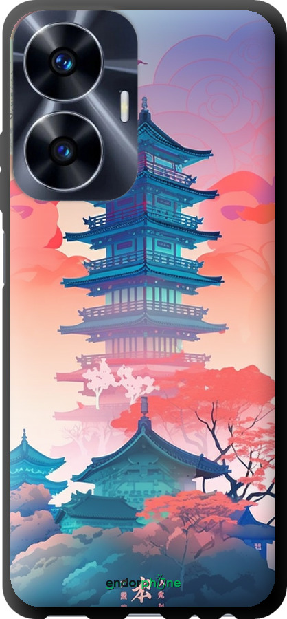 TPU чехол Японія монастир для Realme C55 - 5590b-2992 изображение 
