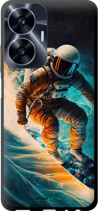 TPU чехол Сноубордист для Realme C55 - 5604b-2992 изображение 