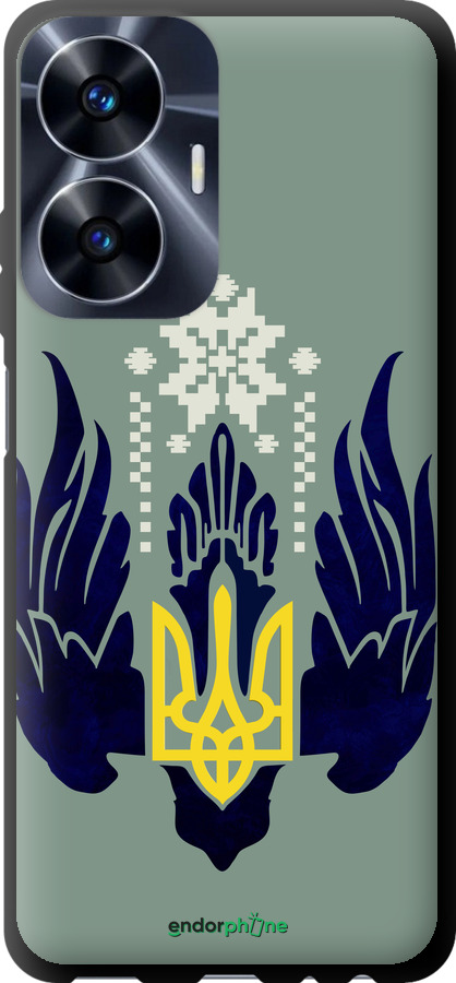 TPU чехол Тризуб із крилами для Realme C55 - 5640b-2992 изображение 