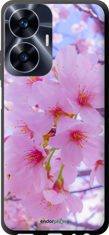 TPU чехол Сакура для Realme C55 - 6029b-2992 изображение 