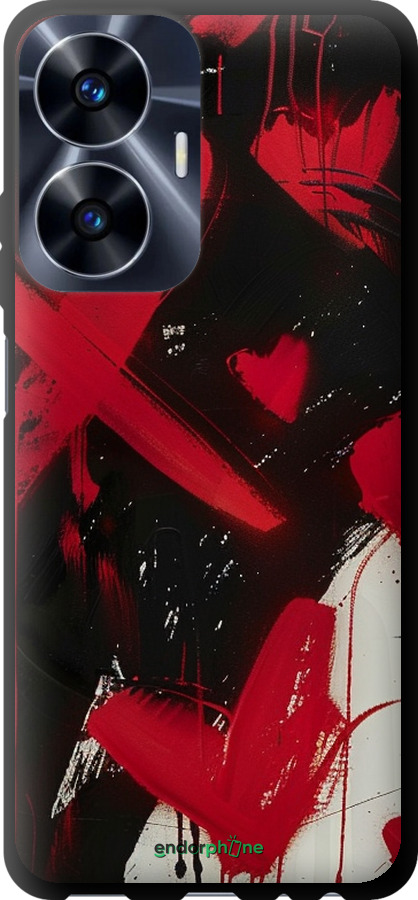 

TPU чохол "XO Love" для Realme C55, Червоний