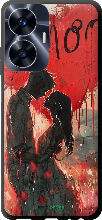 

TPU чохол "Amore" для Realme C55, Червоний