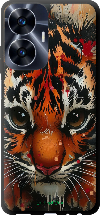 TPU чехол Mini tiger для Realme C55 - 6052b-2992 изображение 