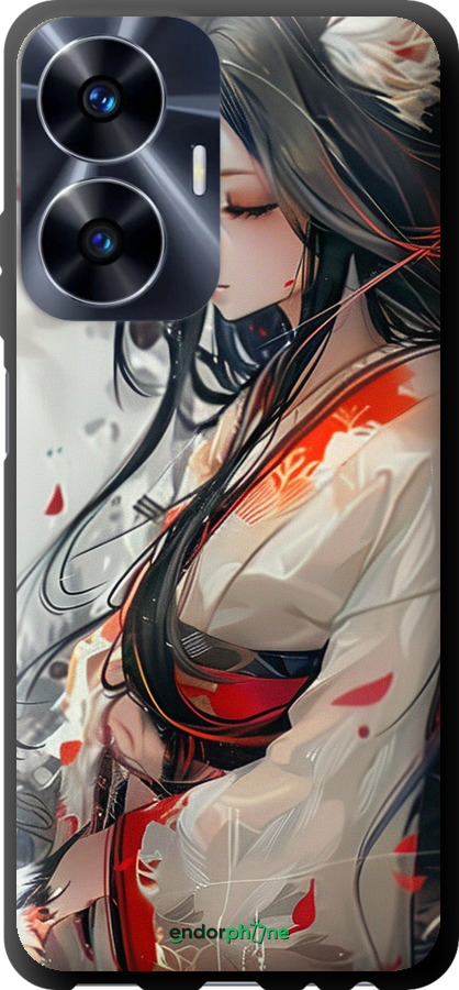 TPU чехол Кіцуне для Realme C55 - 6073b-2992 изображение 
