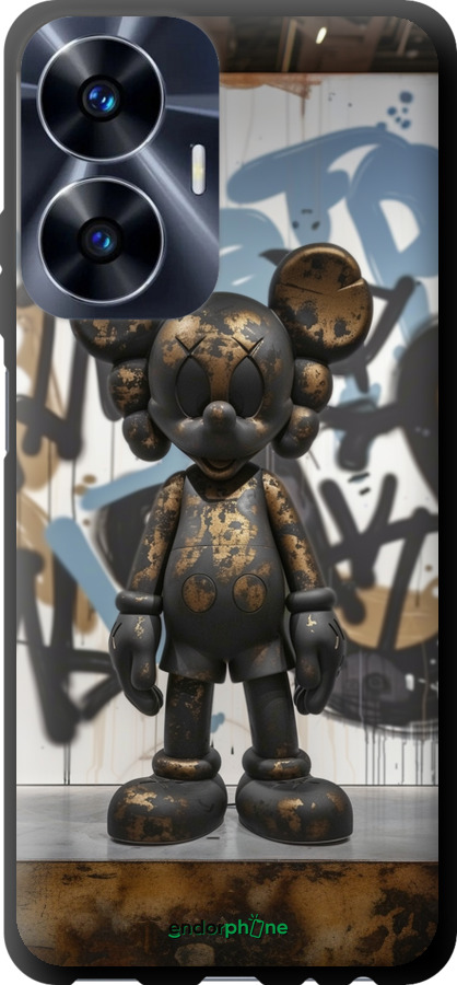 TPU чехол Bronze kaws v2 для Realme C55 - 6098b-2992 изображение 