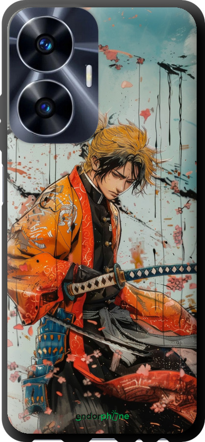 TPU чехол Agatsuma Zenitsu: Убийца демонов для Realme C55 - 6118b-2992 изображение 