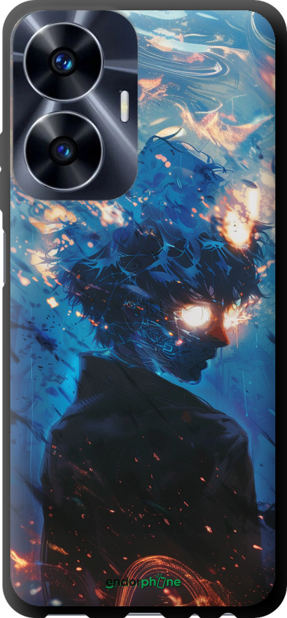 TPU чехол Сатору Годжо для Realme C55 - 6129b-2992 изображение 