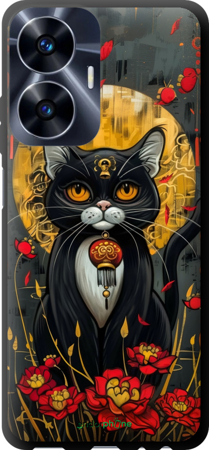 TPU чехол China Cat для Realme C55 - 6134b-2992 изображение 