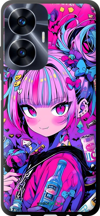 TPU чехол Аниме милаха для Realme C55 - 6314b-2992 изображение 