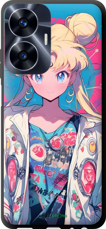 TPU чехол Сейлор Мун 2 для Realme C55 - 6351b-2992 изображение 