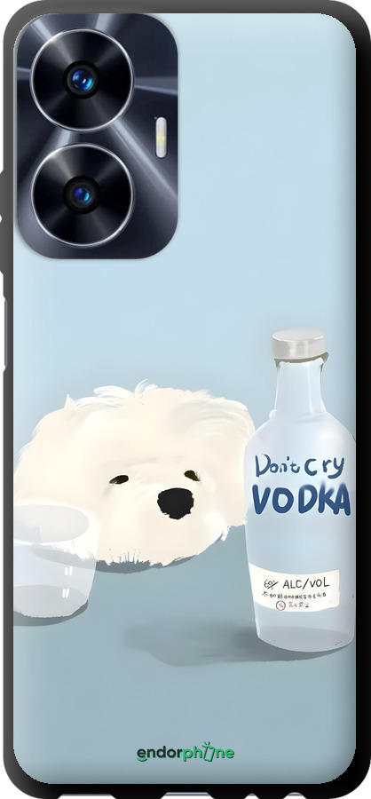 TPU чехол Пес водка для Realme C55 - 6368b-2992 изображение 