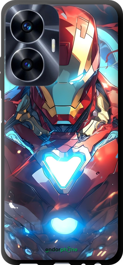 TPU чехол Железный человек для Realme C55 - 6372b-2992 изображение 