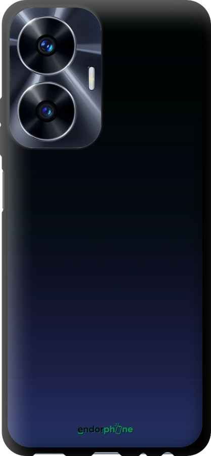 TPU чехол Градієнт у темно-синьому стилі для Realme C55 - 6542b-2992 изображение 