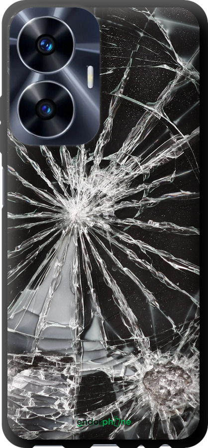 TPU чехол Glass для Realme C55 - 6608b-2992 изображение 