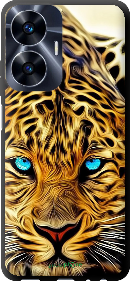 TPU чехол Леопард для Realme C55 - 6611b-2992 изображение 