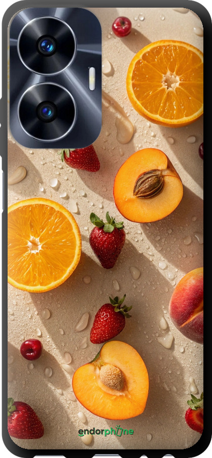 TPU чехол Фрукти 3 для Realme C55 - 6703b-2992 изображение 