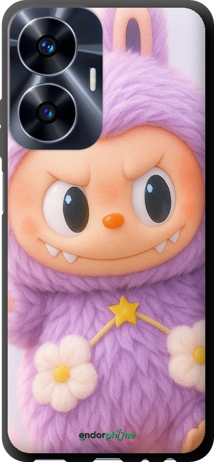 TPU чехол Лабубу для Realme C55 - 6708b-2992 изображение 
